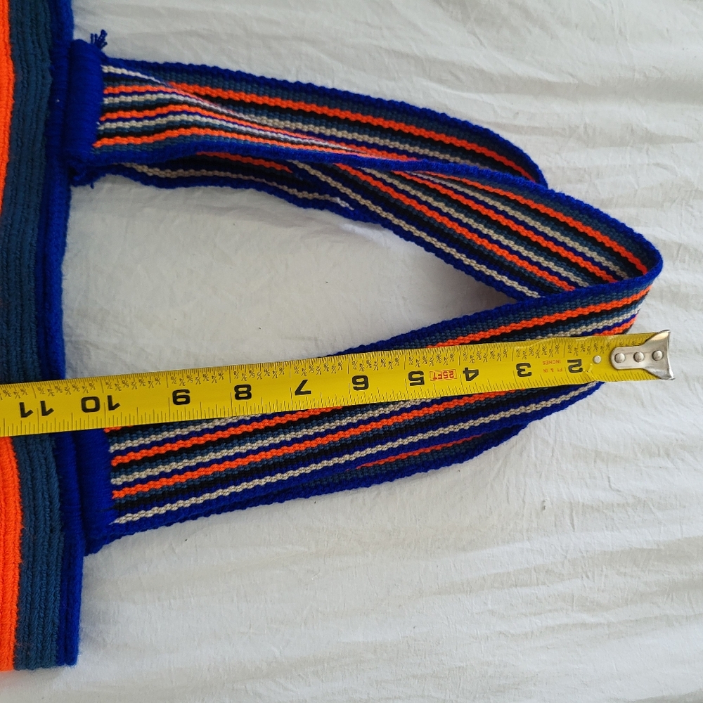 Wayuu Bag. Colorful Geometric Patterns. - Picture 2 of 5